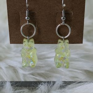 New! Clear Gummy Bear Earrings!